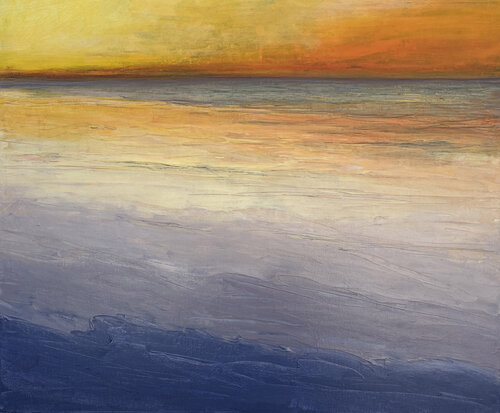 northern sunset van Hasso Heybrock, Schilderij te koop op Singulart