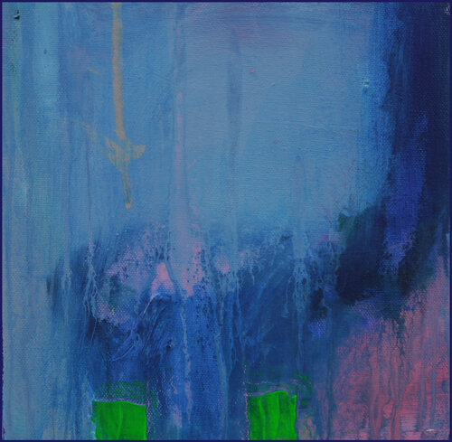 Blue monochrome I Hasso Heybrock