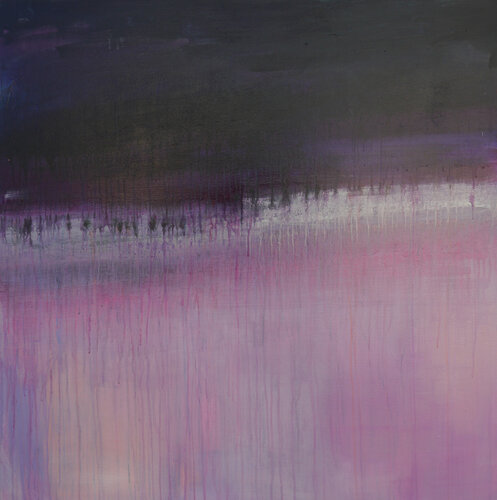 the magenta one van Hasso Heybrock, Schilderij te koop op Singulart