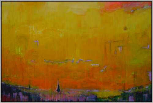 northern sunset von Hasso Heybrock, Malerei kaufen auf Singulart