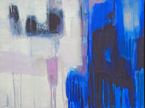 white blue abstract Hasso Heybrock