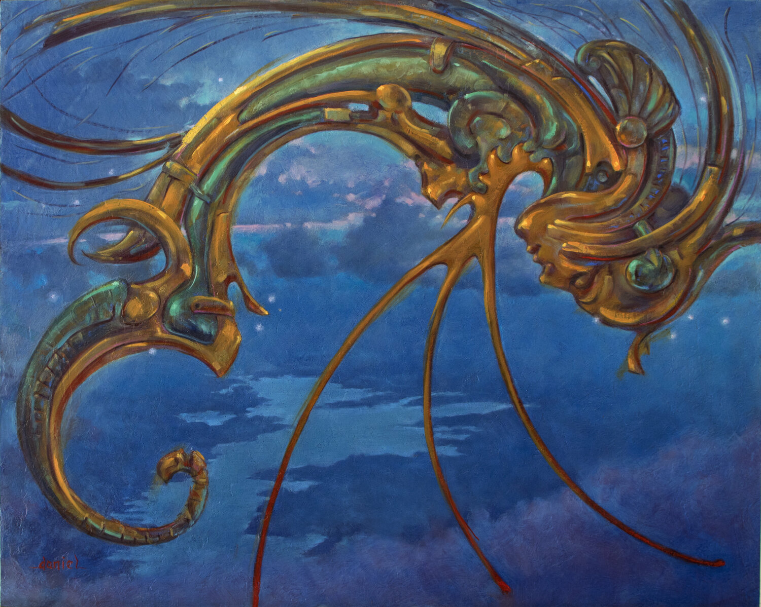 Chrysalis Daniel Miller Originalgemälde zu verkaufen