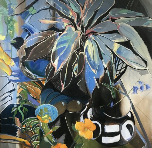 Ruby's Bowl di Karin Moorhouse, Pittura in vendita su Singulart