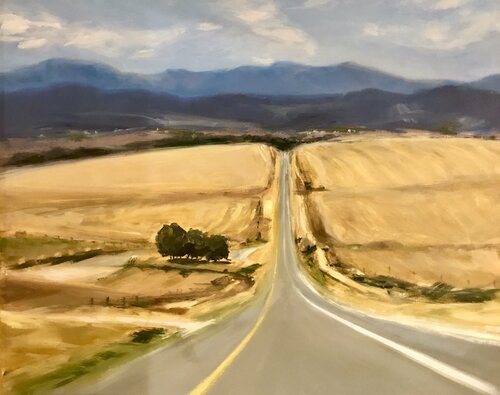 Driving The Garden Route 1 van Karin Moorhouse, Schilderij te koop op Singulart