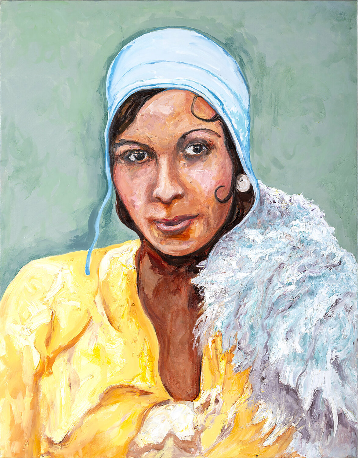 WE CAN BE HEROES, JOSEPHINE BAKER by Fred Kleinberg (2022) Painting