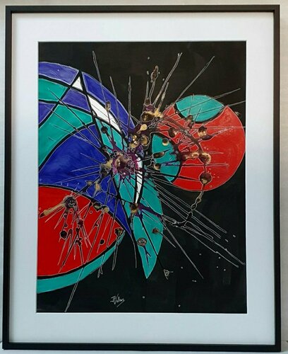 "ECLAT" by jeanine FITOU VALENS, 종이 for Sale on Singulart