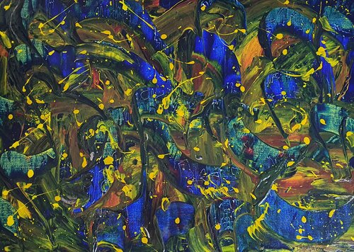 "Fonds marins" di jeanine FITOU VALENS, Pittura in vendita su Singulart