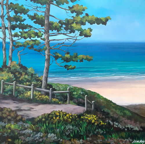 Les pins by Alice Roy, Painting for Sale on Singulart