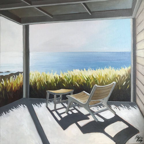 Sous la pergola by Alice Roy, Painting for Sale on Singulart