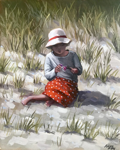 Le liseron des dunes by Alice Roy, Painting for Sale on Singulart