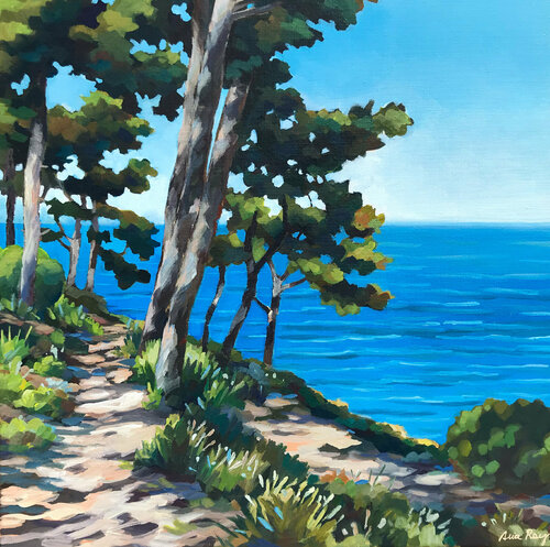 Les pins by Alice Roy, Painting for Sale on Singulart