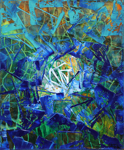 Organisch gewachsen di Andreas Garbe, Pittura in vendita su Singulart