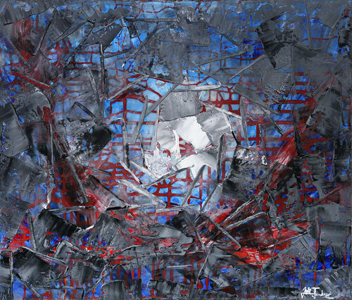 The Curtain rises I von Andreas Garbe, Malerei kaufen auf Singulart