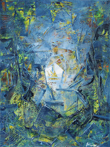 Nukleus I by Andreas Garbe, Painting for Sale on Singulart