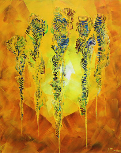 Mystic People I di Andreas Garbe, Pittura in vendita su Singulart