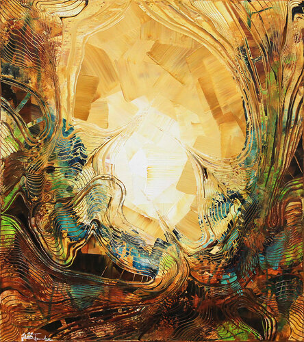 Hopeful for the Light VII van Andreas Garbe, Schilderij te koop op Singulart