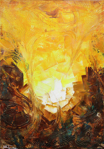 Wüstenzauber II by Andreas Garbe, Painting for Sale on Singulart