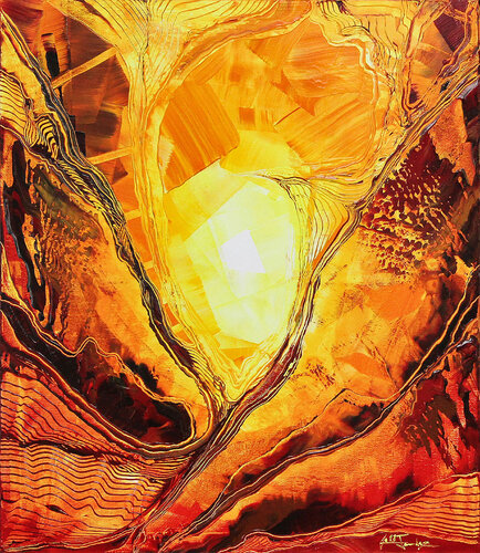 Revival of old Structures V van Andreas Garbe, Schilderij te koop op Singulart