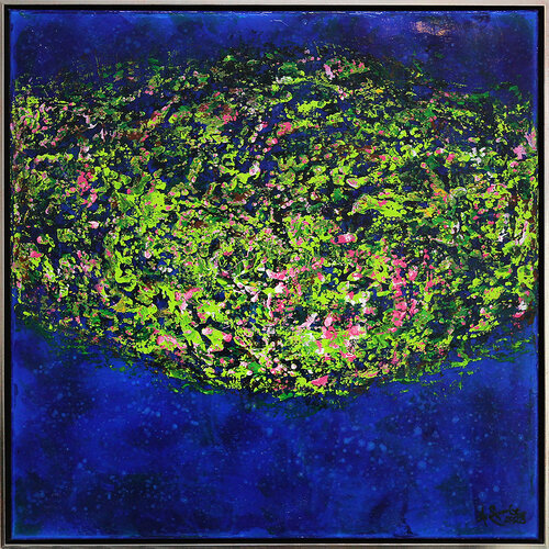 "Seerosen I" van Andreas Garbe, Schilderij te koop op Singulart