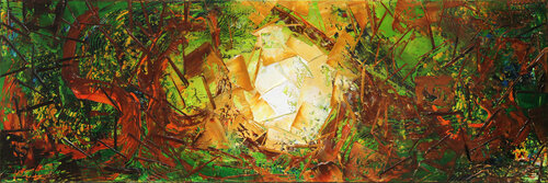 Spirit of Asia II van Andreas Garbe, Schilderij te koop op Singulart