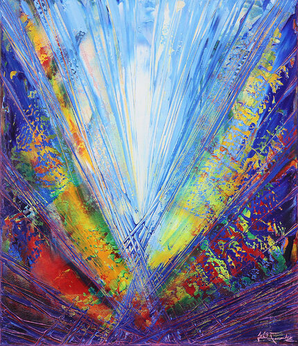 Pink Illusion I van Andreas Garbe, Schilderij te koop op Singulart