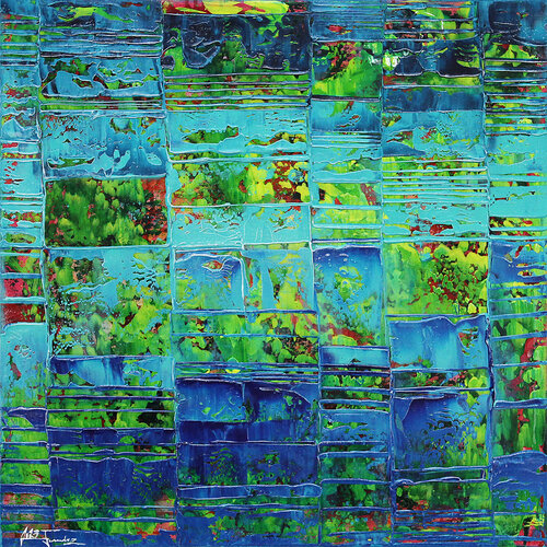 Wechselwirkung III by Andreas Garbe, Painting for Sale on Singulart