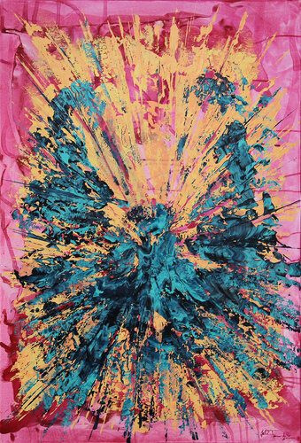 Tanz des Leiervogels II di Andreas Garbe, Pittura in vendita su Singulart