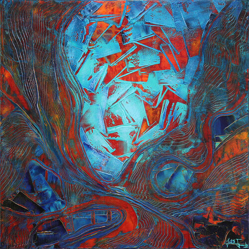 Farboxidation II van Andreas Garbe, Schilderij te koop op Singulart