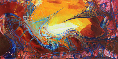 Zeitdehnung I di Andreas Garbe, Pittura in vendita su Singulart