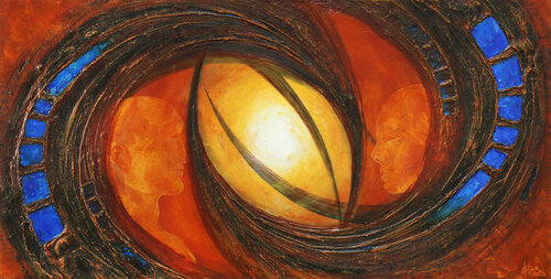 Es waren 2 Königskinder by Andreas Garbe, Painting for Sale on Singulart