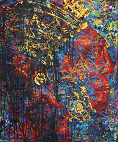 First Nations Chief di Andreas Garbe, Pittura in vendita su Singulart