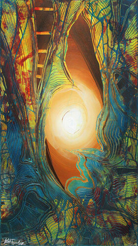 Upstream II di Andreas Garbe, Pittura in vendita su Singulart