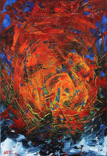 Idee einer Rose di Andreas Garbe, Pittura in vendita su Singulart