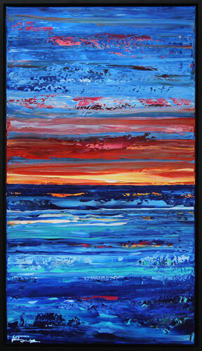 Balearic Sunset (Torfbrücke) II di Andreas Garbe, Pittura in vendita su Singulart