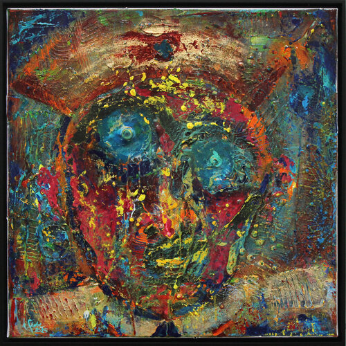 Was nun Herr General? van Andreas Garbe, Schilderij te koop op Singulart