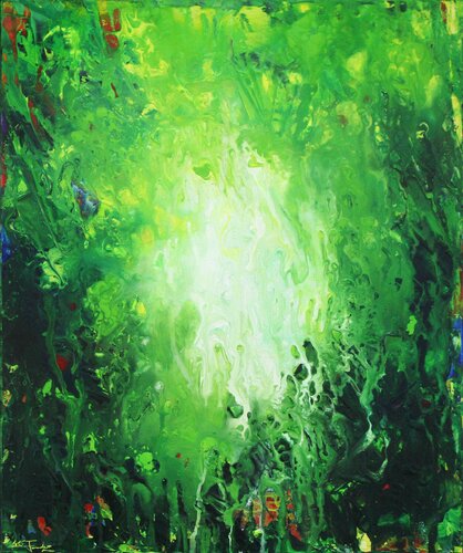 Belum Rainforest IV by Andreas Garbe, Painting for Sale on Singulart