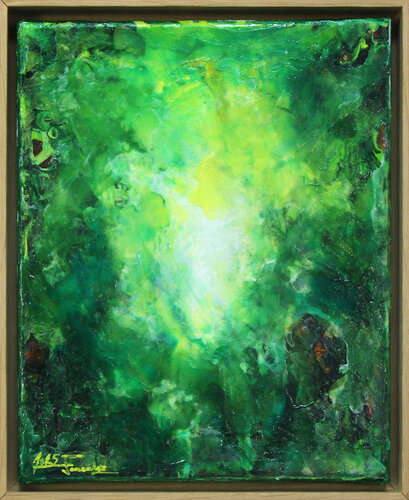 Deep in the Rainforest I von Andreas Garbe, Malerei kaufen auf Singulart