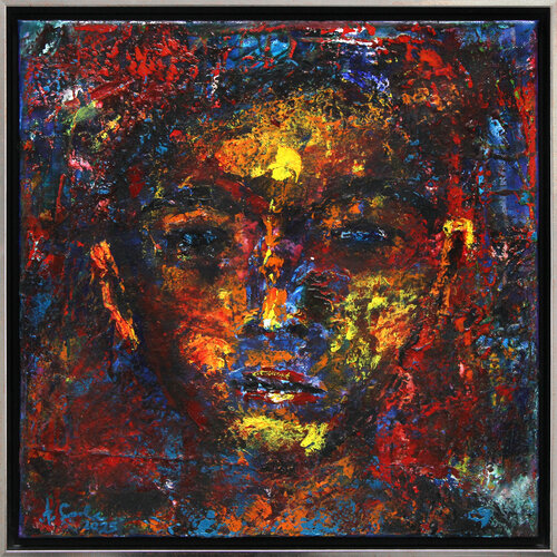 Kindskopf van Andreas Garbe, Schilderij te koop op Singulart