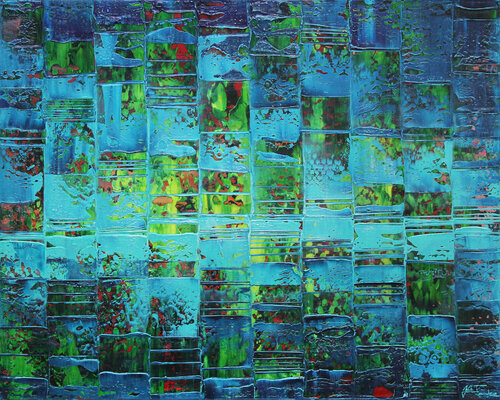 Wechselwirkung IV van Andreas Garbe, Schilderij te koop op Singulart