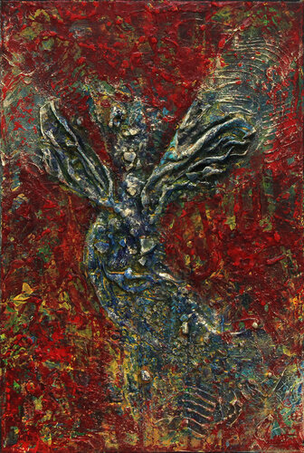 Flugversuch I di Andreas Garbe, Pittura in vendita su Singulart