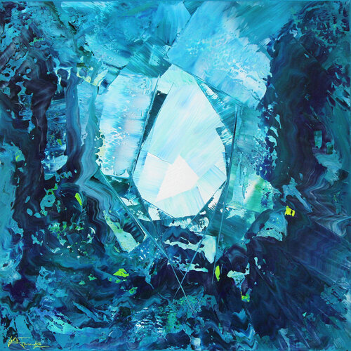 Eisschlucht: Manifestation III di Andreas Garbe, Pittura in vendita su Singulart