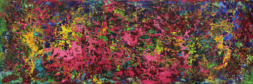 Un Jardin en la Alhambra (Rosas) II par Andreas Garbe, Peinture en vente sur Singulart