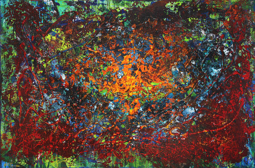 Powercluster par Andreas Garbe, Peinture en vente sur Singulart
