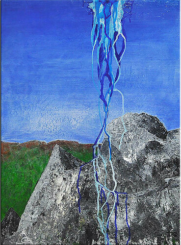 Torre (Castellu die Cucuruzzu) di Andreas Garbe, Pittura in vendita su Singulart