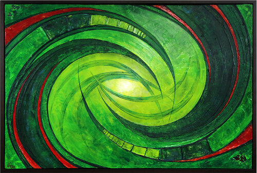 Im Nebel der Zeit verschwindend di Andreas Garbe, Pittura in vendita su Singulart