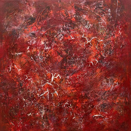 Magma emozionale / Emotional Magma by Maria Bevilacqua-Fischer, 회화 for Sale on Singulart