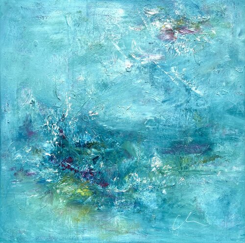 Immersione profonda / Diving deep par Maria Bevilacqua-Fischer, Peinture en vente sur Singulart