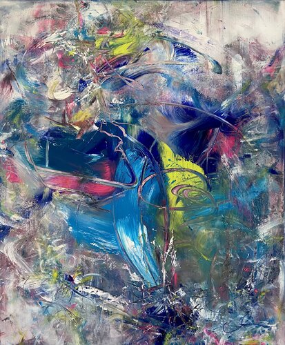 Metamorfosi dello spirito I  / Metamorphosis of the spirit no. 1 par Maria Bevilacqua-Fischer, Peinture en vente sur Singulart
