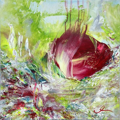 Fioritura / Flowering par Maria Bevilacqua-Fischer, Peinture en vente sur Singulart