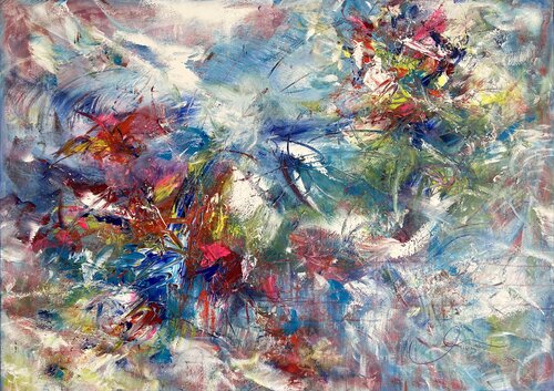 Metamorfosi dello spirito II  / Metamorphosis of the spirit no. 2 by Maria Bevilacqua-Fischer, Painting for Sale on Singulart